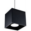 Sollux Lighting Quad závesné svietidlo 1x40 W čierna SL.0060