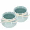 KOTARBAU keramický kvetináč Round Mint Zelená Planter 17 cm 2 ks