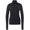 Dámske mikiny Reebok Workout Running 1/4 Zip W - Čierny (XS)