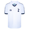 Score Draw Tottenham Hotspur 1978 Admiral Retro Home Shirt Adults White/Blue XL