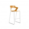 Antares Barová stolička Aoki Bar, oranžová