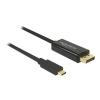 < zpět Delock Kabel USB Type-C™ samec > Displayport samec (DP Alt Mód) 4K 60 Hz 2 m černý 85256
