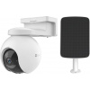 EZVIZ set IP kamera EB8 4G/ PTZ/ 4G LTE/ 3Mpix/ krytí IP65/ objektiv 4mm/ H.265/ IR přísvit až 15m/ bílá + solární panel CS-EB8/SP