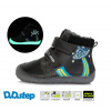 D.D.STEP Zimné barefoot topánky W073 UFO - fosforeskujúce - dark grey Veľkosť-obuvi: 20