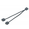 AKASA RGB LED kabel-splitter adresovatelný 12cm AK-CBLD08-12BK