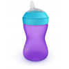 Philips Avent netekoucí hrníček s měkkým pítkem 300 ml fialový