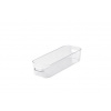 Úložný box, plastový, 1,3 l, SMARTSTORE Compact Clear Slim, priehľadný
