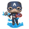 Figúrka Funko POP! - Avengers: Endgame - Captain America w/Broken Shield & Mjölnir, 9 cm