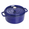 Staub La Cocotte 24cm okrúhly, tmavomodrý, hrniec liatinový
