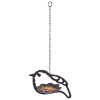 Kŕmidlo pre vtáčiky FLOWER BIRDS, závesné, 25x12x13cm, liatina (DOPREDAJ)|Esschert Design