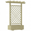 Pergola drevo VidaXL mriežka 204 cm