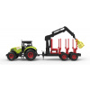 Auto Rappa traktor plastový so zvukom a svetlom s vlečkou a chápadlom (8590687216099)