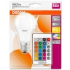 Žiarovka, žiarivka - LED žiarovka 9W 60W E27 806LM OSRAM RGBW + Pilot (LED žiarovka 9W 60W E27 806LM OSRAM RGBW + Pilot)