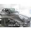 Plexi, ofuky Alfa Romeo Giulietta 5D 2010=> přední
