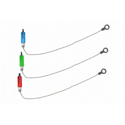 Signalizátor záberu - Hanger Mivardi Easy Pack RGB Red Blue Green 3ks (Signalizátor záberu - Hanger Mivardi Easy Pack RGB Red Blue Green 3ks)