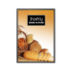 Jansen Display s.r.o. Plagátový klaprám 700 x 1000 profil 25 mm, čierny