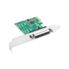 Karta PCI EXPRESS LPT (DB25) X1 LANBERG + sleď low profile (PCE-LPT-001)