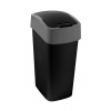 Kôš Curver® PACIFIC FLIP BIN 25 lit., 34x26x47 cm, čierno/šedý, na odpad