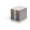 Durable Varicolor 10 box 10 zásuviek sivý