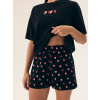 Bavlnené pyžamo Henderson Ladies 42649 Necesito - Čierna / XL