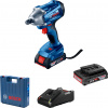 Bosch Akumulátorový rázový uťahovač GDS 250-LI Professional, kufor, 2x 3 Ah aku 06019G6120