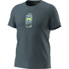 Tričko DYNAFIT Graphic Cotton M S/S Tee Cinder Beer Can Sivá XXL
