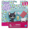 Figúrka Hasbro Littlest Pet Shop Jade Catkin & Kittylina Scrapper + doplnky (LPS Domáce zvieratá a príslušenstvo Mačky E0458/E9358)