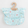Luxusný podbradník New Baby 35x27 cm s volánikmi zelená