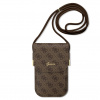 Guess PU 4G Metal Logo Script Phone Bag Brown 14529261