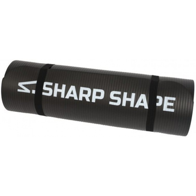 Podložka na cvičenie Sharp Shape Mat black (2494609506922)