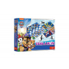 Dáma a Mlýn Tlapková patrola/Paw Patrol společenská hra v krabici 29x19x4 cm