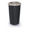 Prosperplast Odpadkový koš COMPACTO světle hnědý/černý, 45 l