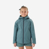 QUECHUA Dievčenská nepremokavá turistická bunda MH500 7-15 r zelená 12-13 r (149-159 cm)