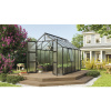 Skleník Vitavia Olymp 8300 polykarbonát 6 mm 257x324 cm čierny vr. základového rámu