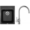 Set Sinks G8230 (dřez Classic 400 Granblack 30 + baterie Vitalia Chrom - lesklý)