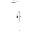 Cersanit LARGA Set podomietková batéria + hlavová sprcha + sprchový set, Chróm S952-029 S952-029