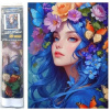 Norimpex Diamantové maľovanie Modrovlasá víla 40x30cm