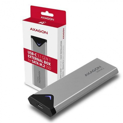 AXAGON EEM2-U3C USB-C 3.1 Gen 1 - M.2 SATA SSD 42-80mm box