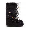Dámské boty Moon Boot Icon Faux Fur Beads-N001 Black