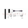 poloosa délka 600 mm, 33 drážek u kola, u převodovky 6x M10 průměr 130 mm, +ABS 45z AVORD - Francie, L (repasovaný originál) 0324P11