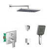 SANITINO - Sprchový set s batériou a telesom pod omietku Hansgrohe, príslušenstvo kielle, chróm SANI21HKK011