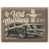 NOSTALGIC ART ceduľa FORD MUSTANG THE BOSS brown