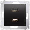 Kontaktní Simon Simon 54 Charger 2xusB 2.1A 5V/DC Anthracite (DC2USB.01/48)