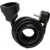Kopp 143505080 napájecí prodlužovací kabel, černá, 2.00 m