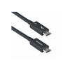 StarTech.com 1.5ft (50cm) Thunderbolt 5 Cable, 80Gbps/120Gbps, Certified - Kabel Thunderbolt - Thunderbolt 5 (M) do Thunderbolt 5 (M) - USB4 / Thunderbolt 3 / Thunderbolt 4 / Thunderbolt 5 / DisplayPo
