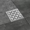 RAVAK Snake Podlahová vpusť 105x105/50, nerez, X01435 X01435