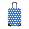 Obal na kufor CASEMATES Polkadot L - modrý