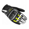 Rukavice G-WARRIOR, SPIDI (čierne / biele / žlté fluo) Velikost: M