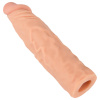 Nature Skin - predlžujúci a hrubší penisový návlek (19,5cm)