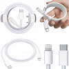 Kábel ZeeTech USB typ C - Apple Lightning 1 m biely